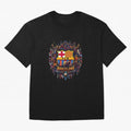 Barcelona - the temple of soccer Oversized T-Shirt Cheer for Global Football Passion for FIFA World Cup 2026 USA Canada Mexico, Driven by Cristiano Ronaldo, Spain, Retro Football Energy, Iconic Rivalries, Trophy Chase Drama and Stadium Atmosphere;