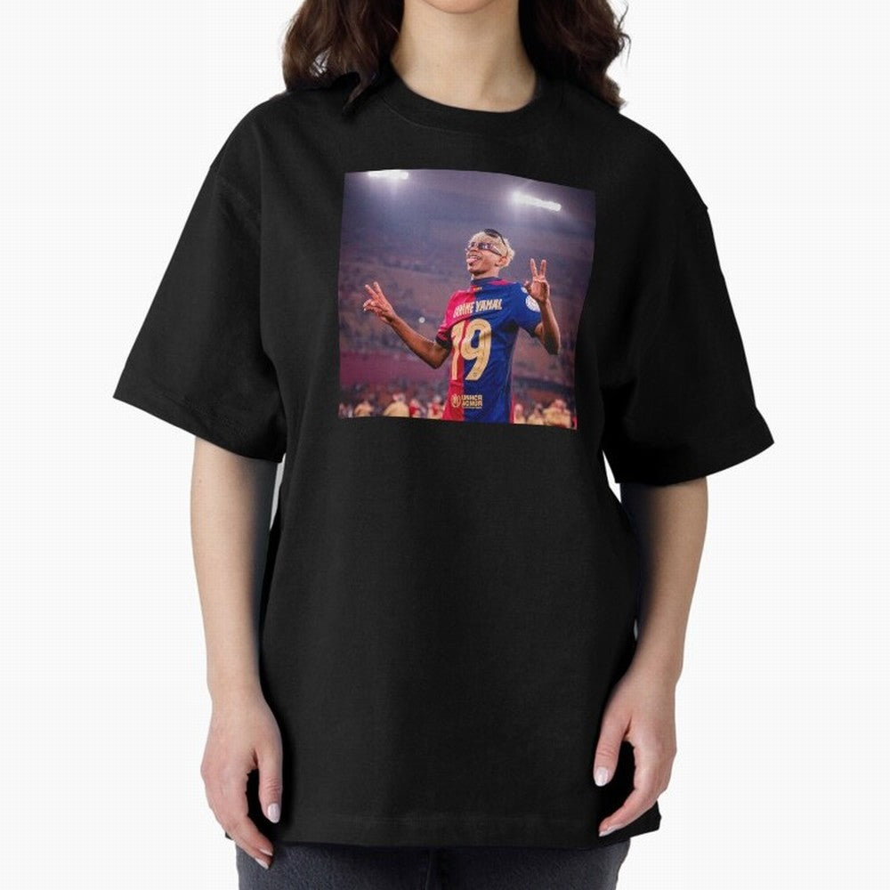 Lamine Yamal Oversized T-Shirt Share FIFA World Cup 2026 Spirit, Featuring Argentina, France and Brazil, Neymar, Stadium Memories, Football Loyalty, International Chants and Championship Tradition; Great for Supporters Who Love Legendary Players,