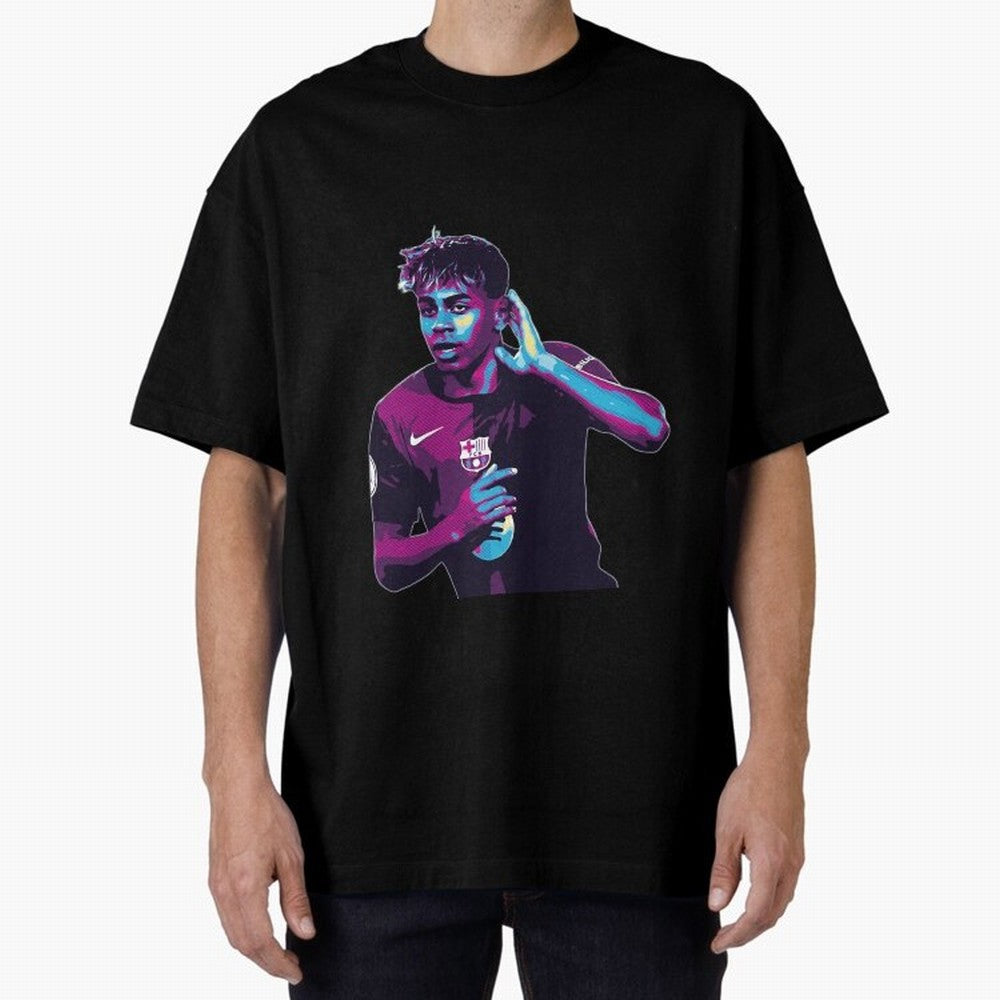 Lamine Yamal goal celebration Oversized T-Shirt Carry the Dream of Match Day Hype around FIFA World Cup 2026 USA Canada Mexico, Cristiano Ronaldo, Spain and Netherlands, Champion Mindset, Group Stage Buzz, Knockout Tension and Passionate Fan