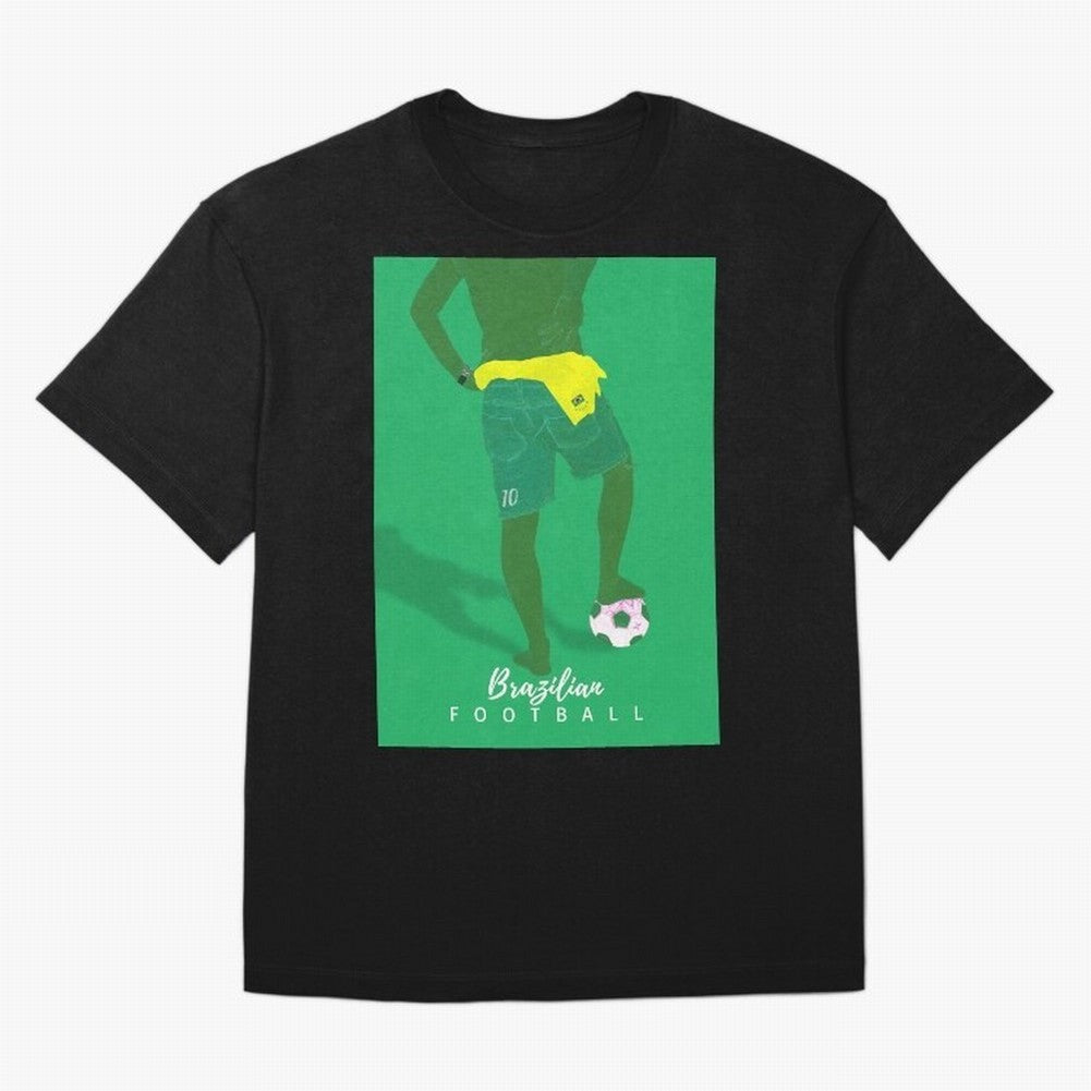Brazilian Football Tribute Classic T-Shirt Show Your Tournament Heart for FIFA World Cup 2026 Group Stage for Fans of CR7 and Messi and Portugal, Spain and Germany, Bringing Goal Celebration Energy, Supporter Heritage, Football Icons and Worldwide