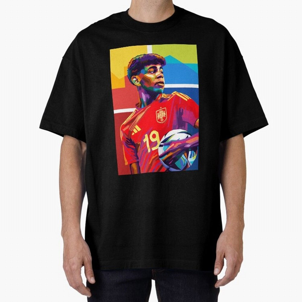 Lamine Yamal Football Wpap Art Classic T-Shirt Live for the Drama of Match Day Hype around FIFA World Cup 2026, Haaland and Mbappe, Netherlands, Game Day Rituals, Football Legends, Country Pride and the Road to the Final; Perfect for Fans,