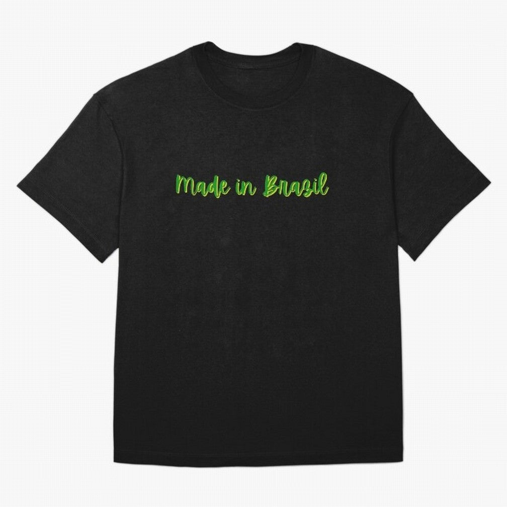 Made in Brazil Oversized T-Shirt Bring Champion Energy into FIFA World Cup 2026 USA Canada Mexico Spirit, Featuring Argentina, CR7, Football Festival Excitement, Trophy Ambitions, Country Rivalries and Star Player Buzz; Created for Match Day