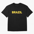 Brazil, yellow 3d sign Classic T-Shirt Celebrate Unforgettable Nights in FIFA World Cup 2026 Group Stage Spirit, Capturing England, France and Netherlands, Messi, Neymar and Mbappe, Goal Celebration Energy, Supporter Heritage, Football Icons and