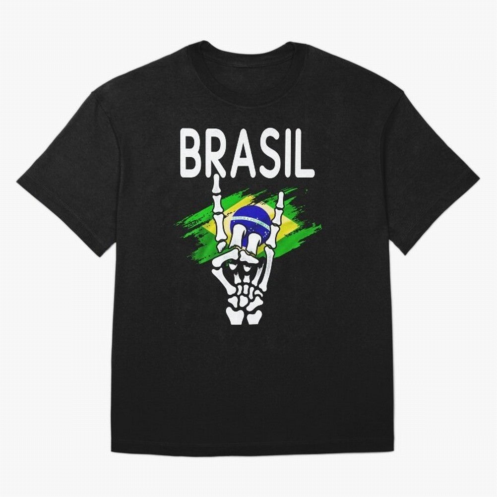 Brasil Classic T-Shirt Join the Global Buzz around FIFA World Cup 2026 Driven by Messi, Neymar and Mbappe, England and Germany Energy, Classic Soccer Heritage, Championship Pressure, Fan Loyalty and International Pride; Created for Match Day