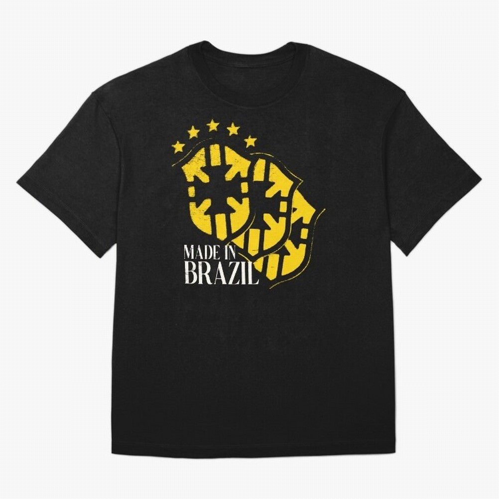 Design Made in Brazil Classic T-Shirt Celebrate Fan Culture around FIFA World Cup 2026 Group Stage for Fans of Mbappe and Portugal, Spain and Germany, Bringing Tournament Hype, Historic Matchups, Family Viewing Parties and Global Sports Pride;