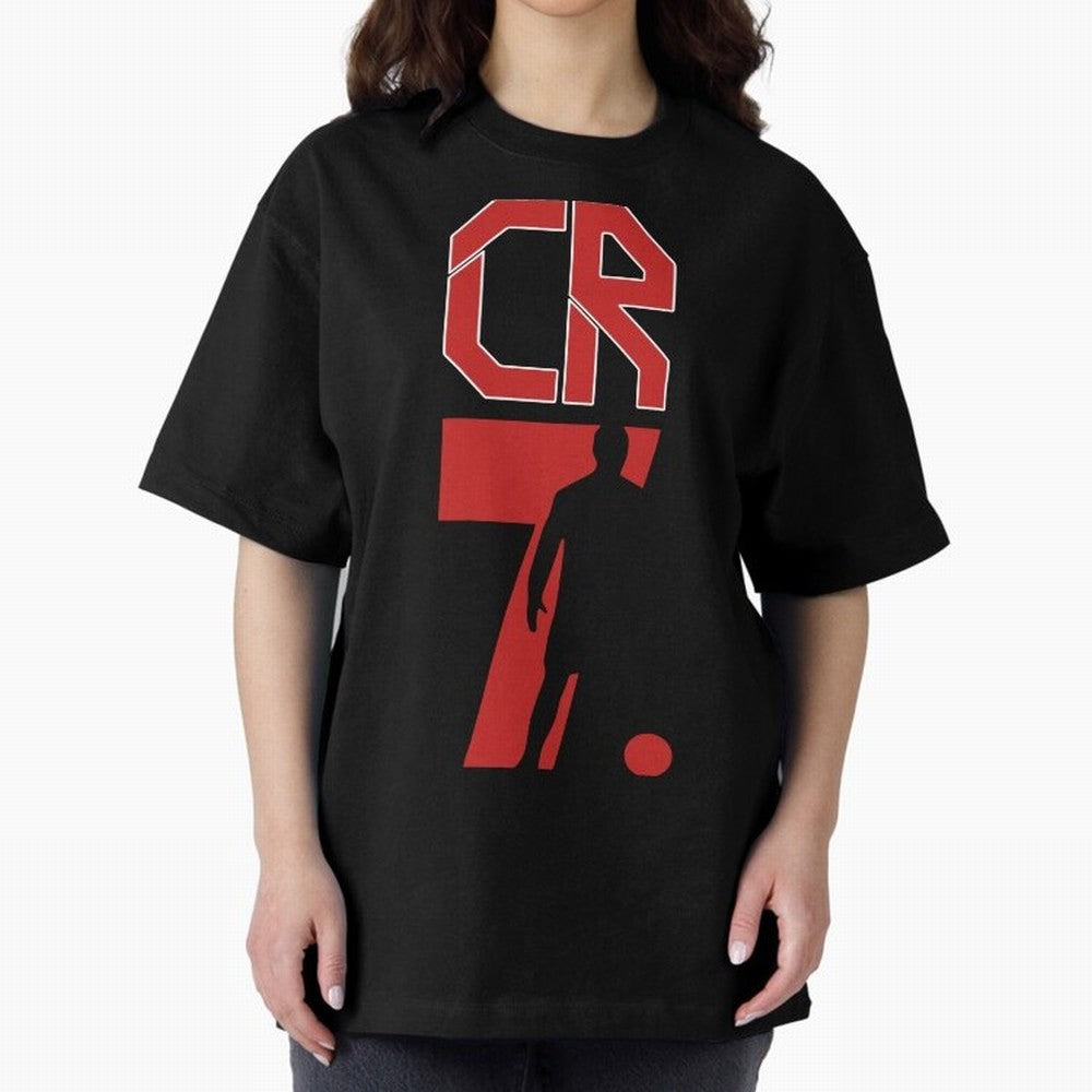Football World Cup cristiano ronaldo CR7 Legacy Oversized T-Shirt Celebrate Fan Culture around FIFA World Cup 2026 Group Stage Connected to Mbappe, France and Portugal Energy, Global Supporter Spirit, Legendary Goals, National Colors and Tournament
