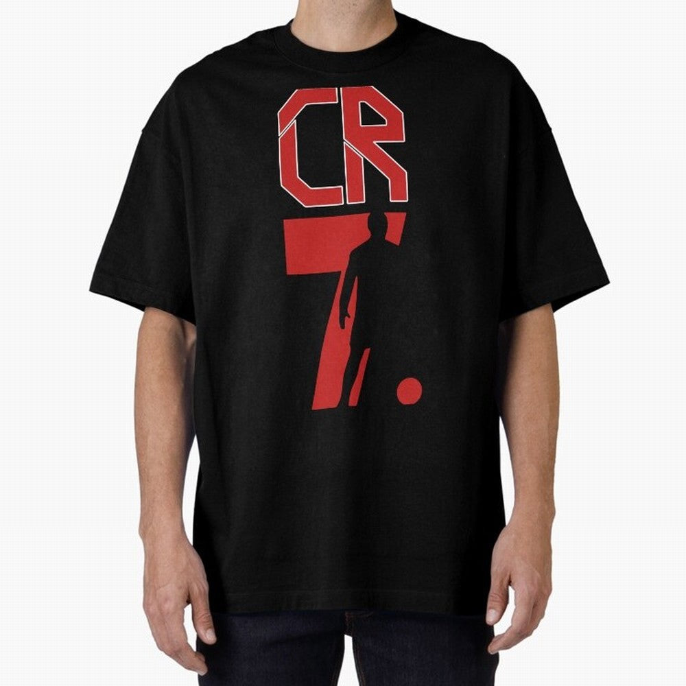 Football World Cup cristiano ronaldo CR7 Legacy Oversized T-Shirt Celebrate Fan Culture around FIFA World Cup 2026 Group Stage Connected to Mbappe, France and Portugal Energy, Global Supporter Spirit, Legendary Goals, National Colors and Tournament