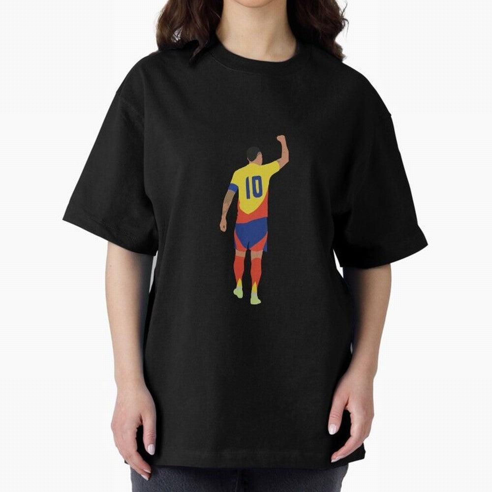 James Rodr¨ªguez Colombia Captain Classic T-Shirt Honor the Beautiful Game during Global Football Passion for FIFA World Cup 2026 USA Canada Mexico, Centered on Haaland and Mbappe, Argentina and Brazil, Football Festival Excitement, Trophy