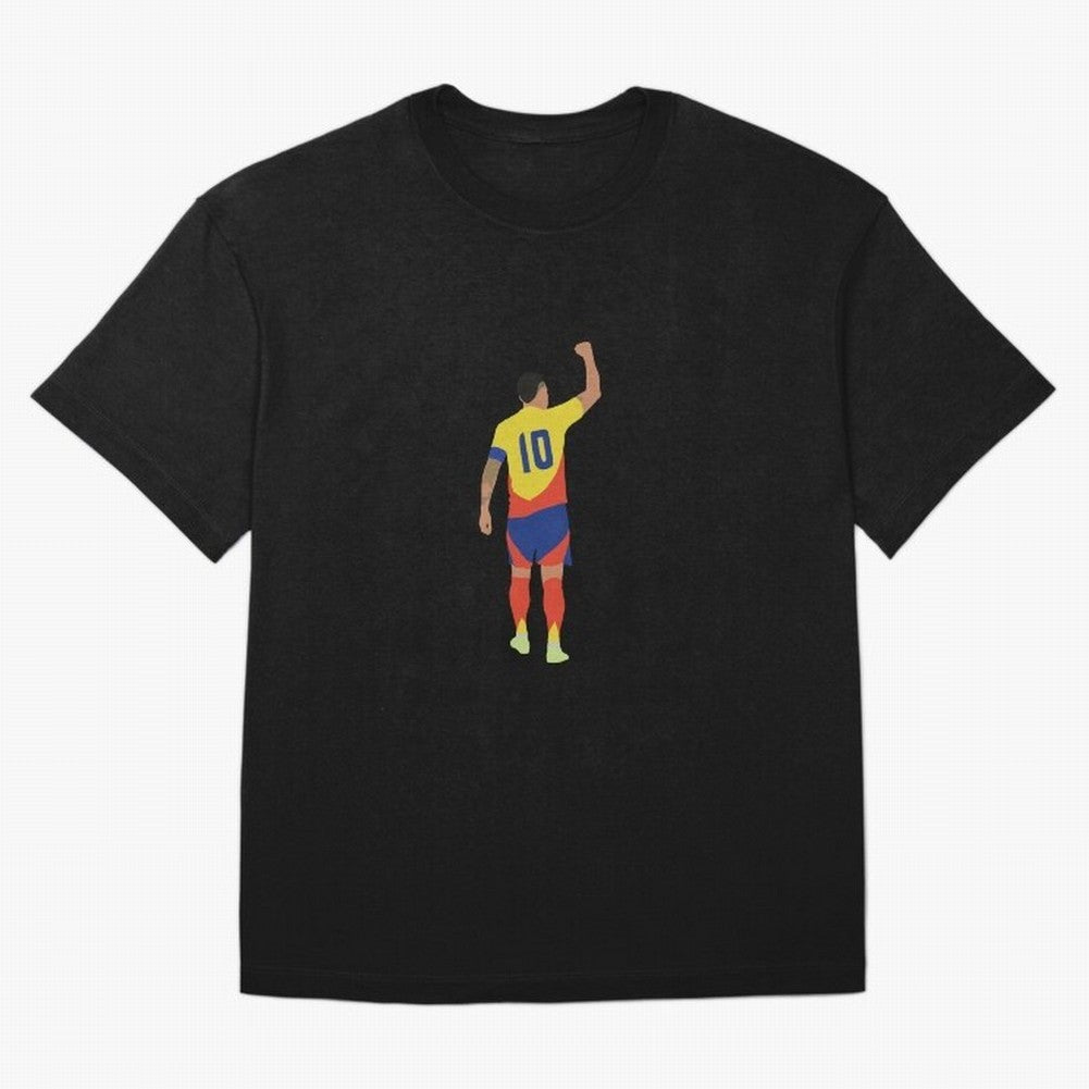 James Rodr¨ªguez Colombia Captain Classic T-Shirt Honor the Beautiful Game during Global Football Passion for FIFA World Cup 2026 USA Canada Mexico, Centered on Haaland and Mbappe, Argentina and Brazil, Football Festival Excitement, Trophy