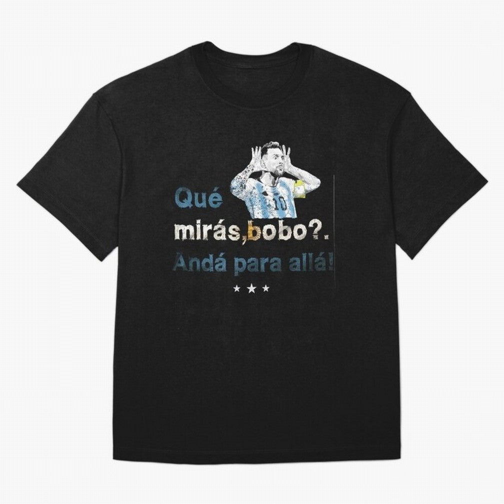 Que Miras Bobo? Classic T-Shirt Stand Proud for FIFA World Cup 2026 USA Canada Mexico for Fans of Haaland and Mbappe and Portugal, Bringing Football History, Final Match Energy, Crowd Noise and Once in a Lifetime Moments; Created for Match Day