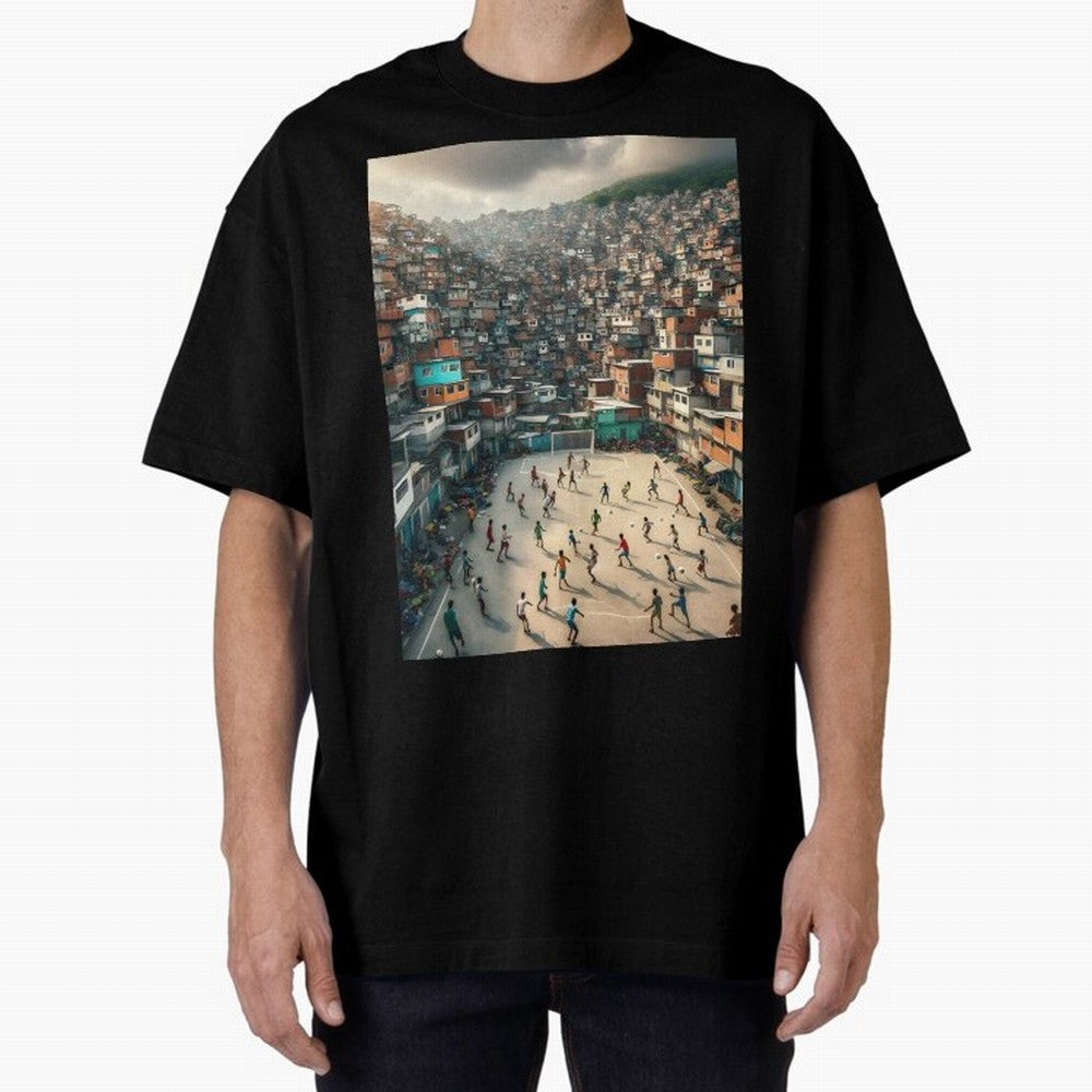 Favela Happiness Classic T-Shirt Support Your Favorite Stars during FIFA World Cup 2026 for Fans of Messi, CR7 and Mbappe and England, Bringing Soccer Culture, Superstar Moments, National Team Dreams and Competitive Fire; Made for Collectors Who