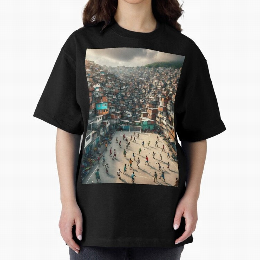 Favela Happiness Classic T-Shirt Support Your Favorite Stars during FIFA World Cup 2026 for Fans of Messi, CR7 and Mbappe and England, Bringing Soccer Culture, Superstar Moments, National Team Dreams and Competitive Fire; Made for Collectors Who