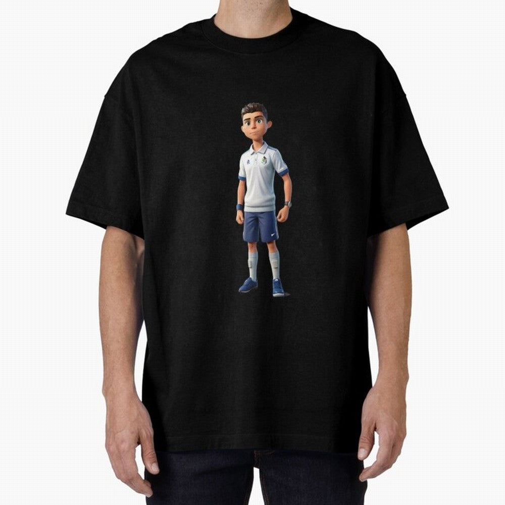 Amimated of Cristiano Ronaldo Classic T-Shirt Join the Countdown to Global Football Passion for FIFA World Cup 2026 USA Canada Mexico, with Messi, Spain, Champion Mindset, Group Stage Buzz, Knockout Tension and Passionate Fan Culture; Great for