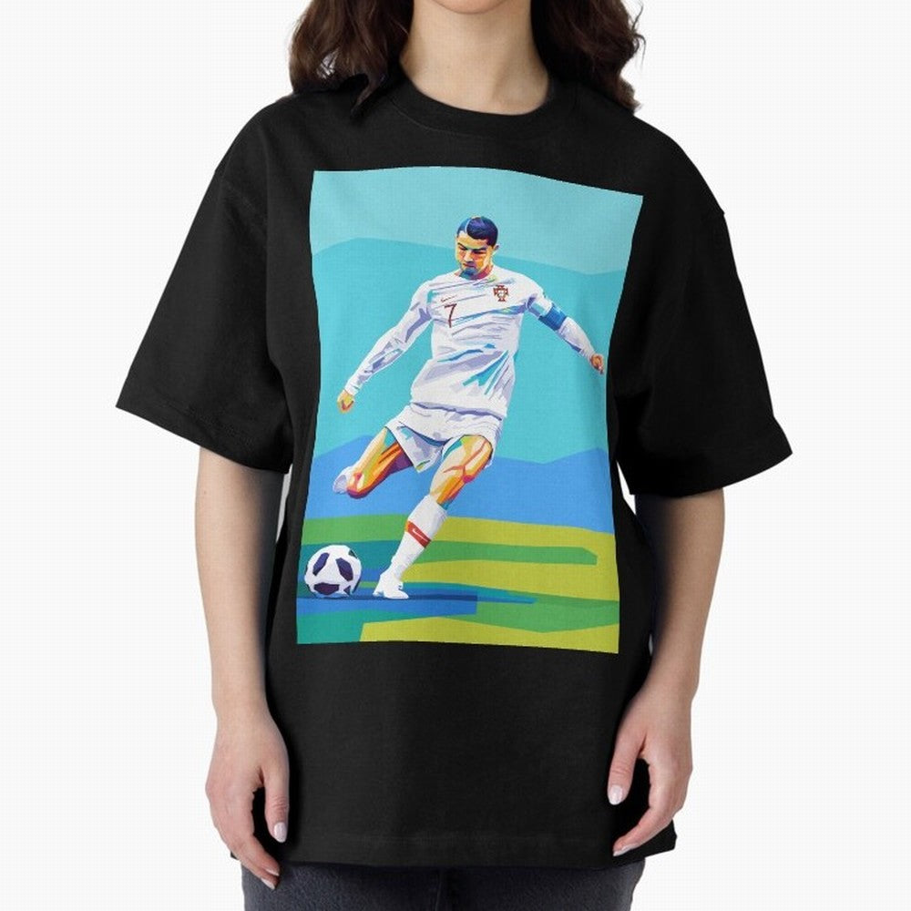 Cristiano Ronaldo Wpap Art Classic T-Shirt Carry the Colors and Pride of FIFA World Cup 2026 Filled with Messi, Neymar and Mbappe, Portugal, Spain and Germany Energy, Championship Spirit, Famous Goals, Roaring Crowds and International Football