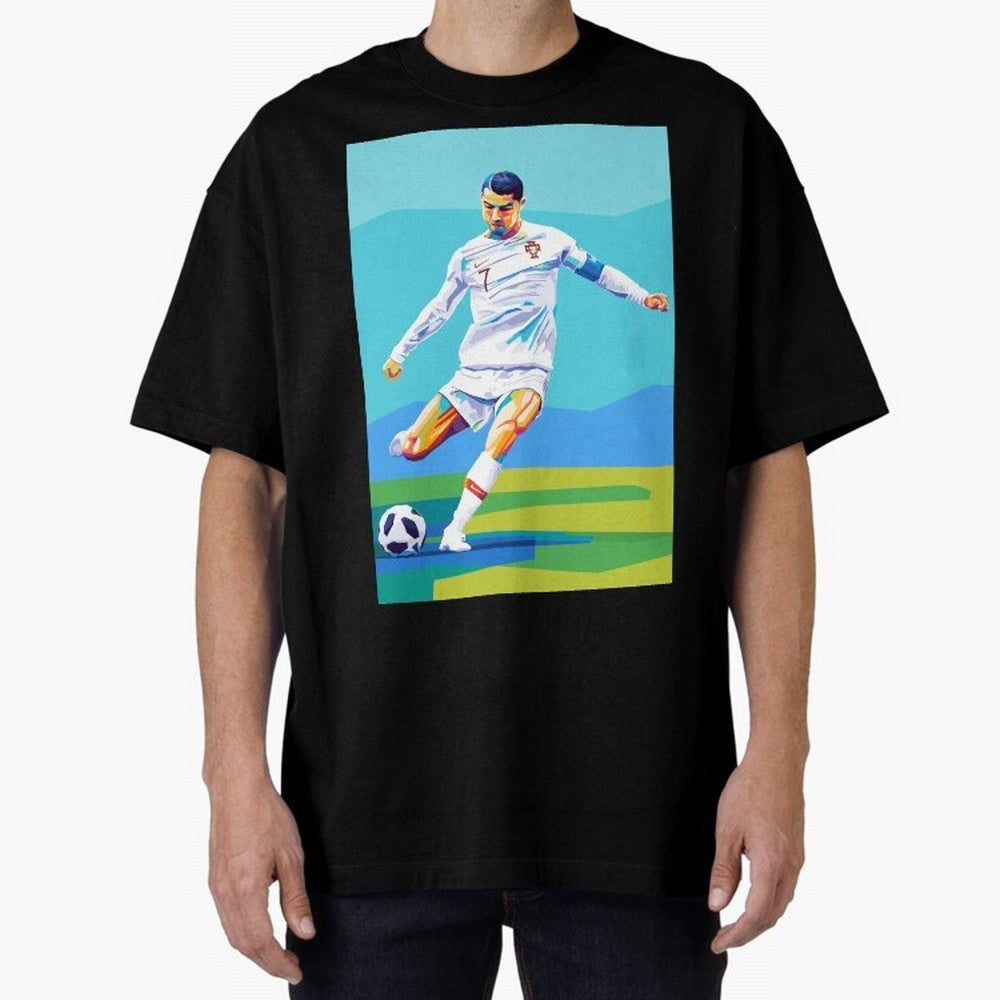Cristiano Ronaldo Wpap Art Classic T-Shirt Carry the Colors and Pride of FIFA World Cup 2026 Filled with Messi, Neymar and Mbappe, Portugal, Spain and Germany Energy, Championship Spirit, Famous Goals, Roaring Crowds and International Football
