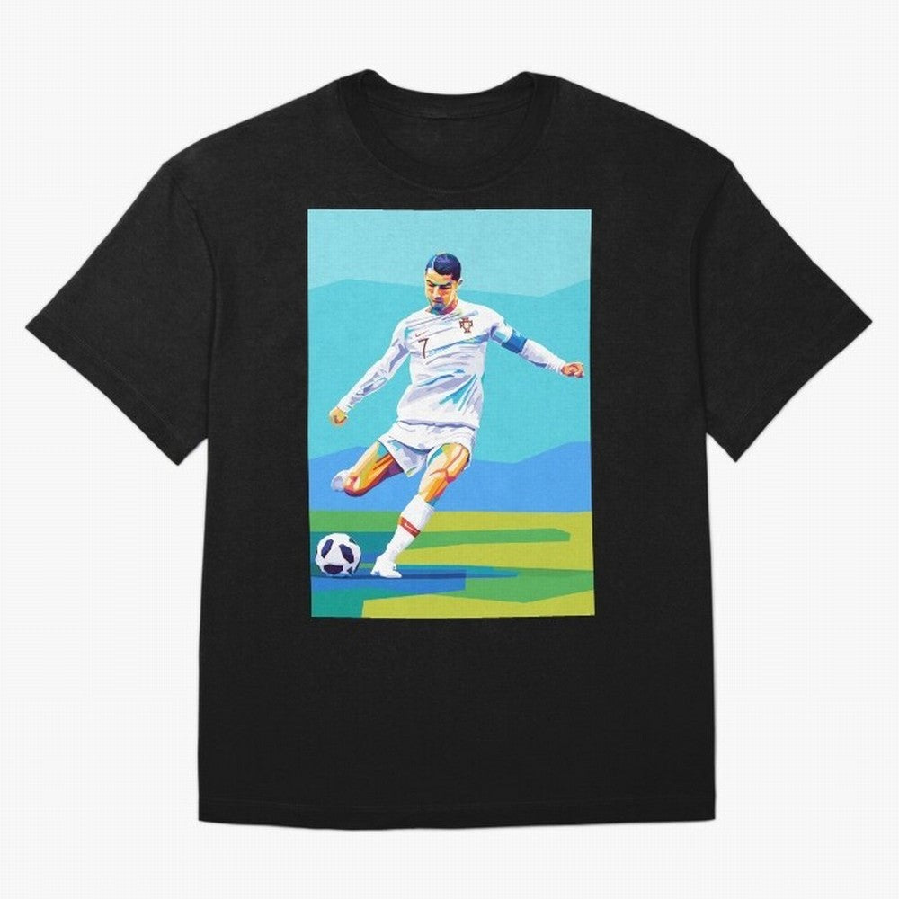 Cristiano Ronaldo Wpap Art Classic T-Shirt Carry the Colors and Pride of FIFA World Cup 2026 Filled with Messi, Neymar and Mbappe, Portugal, Spain and Germany Energy, Championship Spirit, Famous Goals, Roaring Crowds and International Football