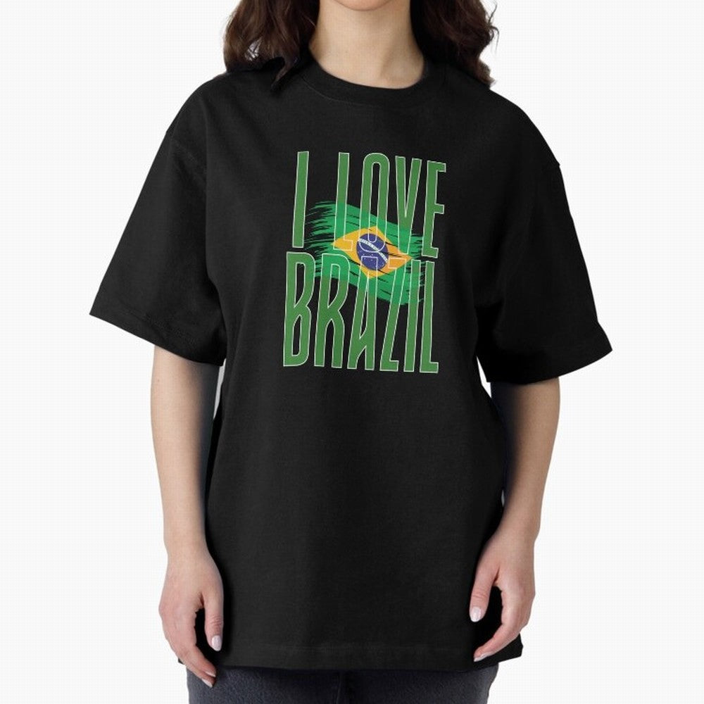 Art I Love BRAZIL Classic T-Shirt Celebrate Every Goal in FIFA World Cup 2026 USA Canada Mexico for Fans of Haaland and Mbappe and Argentina, France and Brazil, Bringing Tournament Hype, Historic Matchups, Family Viewing Parties and Global Sports