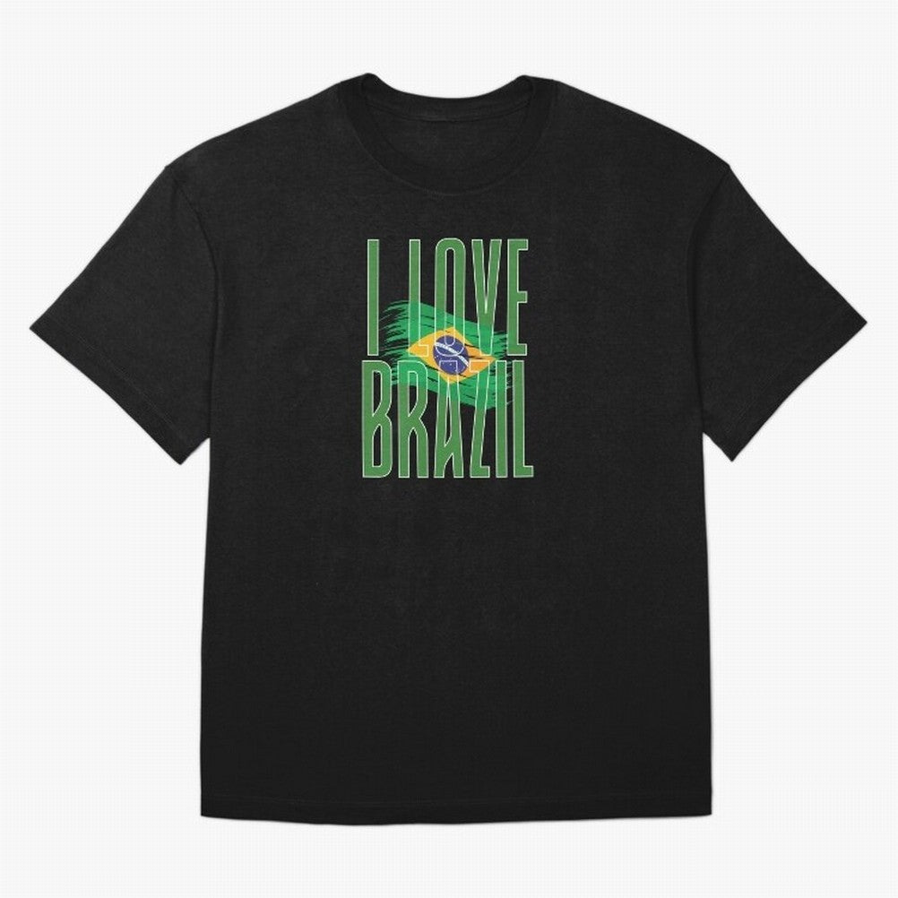 Art I Love BRAZIL Classic T-Shirt Celebrate Every Goal in FIFA World Cup 2026 USA Canada Mexico for Fans of Haaland and Mbappe and Argentina, France and Brazil, Bringing Tournament Hype, Historic Matchups, Family Viewing Parties and Global Sports