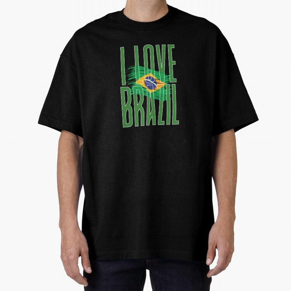 Art I Love BRAZIL Classic T-Shirt Celebrate Every Goal in FIFA World Cup 2026 USA Canada Mexico for Fans of Haaland and Mbappe and Argentina, France and Brazil, Bringing Tournament Hype, Historic Matchups, Family Viewing Parties and Global Sports