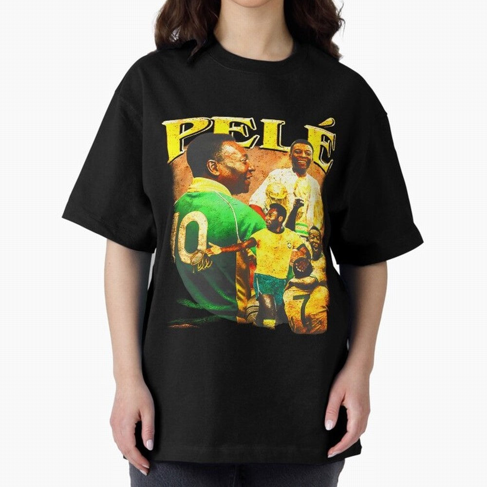 Pele The King Essential T-Shirt Bring a Vintage Feel to Global Football Passion for FIFA World Cup 2026, Centered on Messi, CR7 and Mbappe, Netherlands, Soccer Culture, Superstar Moments, National Team Dreams and Competitive Fire; Great for