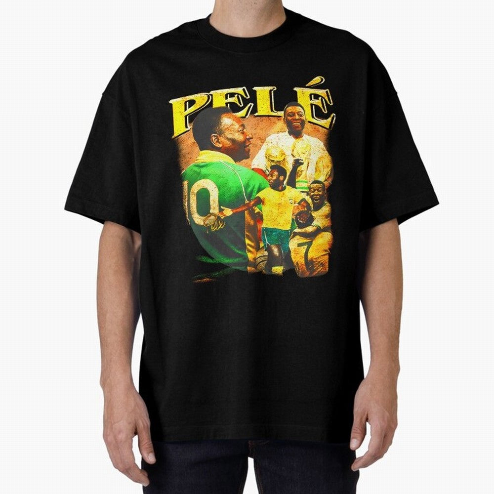 Pele The King Essential T-Shirt Bring a Vintage Feel to Global Football Passion for FIFA World Cup 2026, Centered on Messi, CR7 and Mbappe, Netherlands, Soccer Culture, Superstar Moments, National Team Dreams and Competitive Fire; Great for