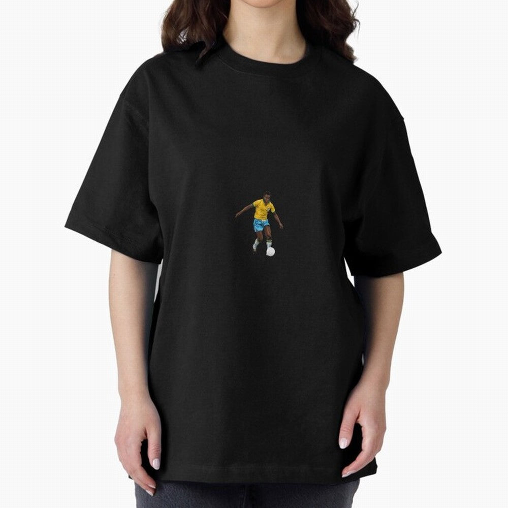 Pele Minimalist Oversized T-Shirt Bring Supporter Culture to the FIFA World Cup 2026 USA Canada Mexico Journey through Messi Highlights, Spain Pride, Football History, Final Match Energy, Crowd Noise and Once in a Lifetime Moments; Ideal for Fans