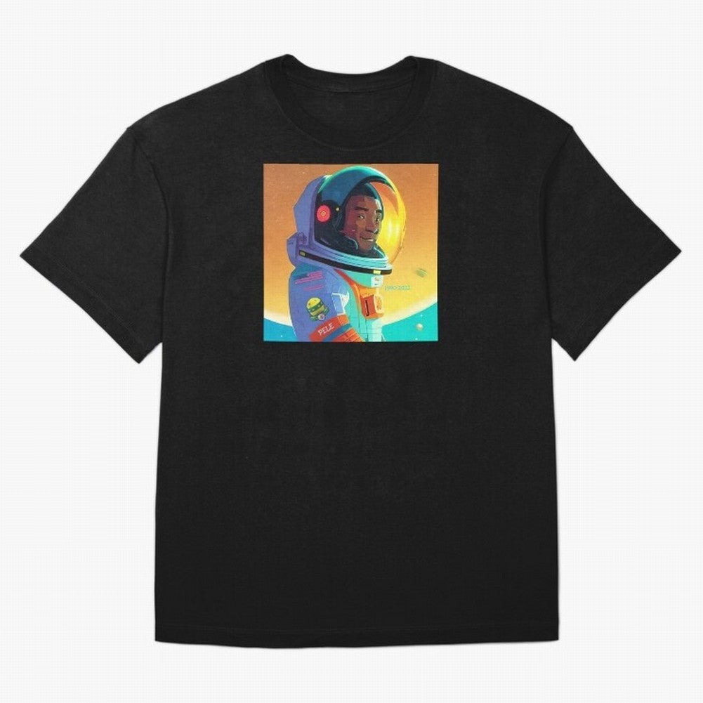 Pele in space looking game Classic T-Shirt Feel Match Day Hype around FIFA World Cup 2026 USA Canada Mexico, Mbappe, Brazil, Goal Celebration Energy, Supporter Heritage, Football Icons and Worldwide Tournament Joy; Ideal for Fans Who Follow Messi,