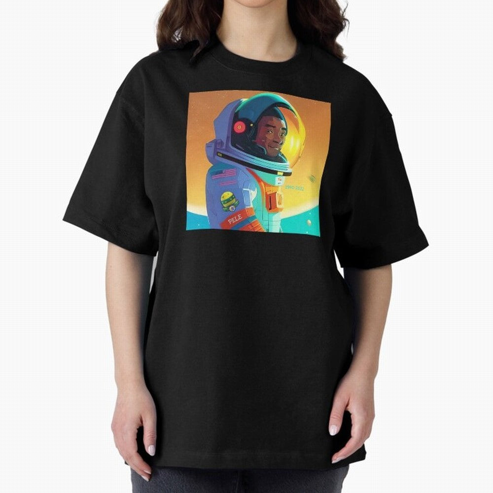 Pele in space looking game Classic T-Shirt Feel Match Day Hype around FIFA World Cup 2026 USA Canada Mexico, Mbappe, Brazil, Goal Celebration Energy, Supporter Heritage, Football Icons and Worldwide Tournament Joy; Ideal for Fans Who Follow Messi,