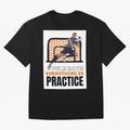 Pele Says Everything is Pratice Graphic Classic T-Shirt Feel the Trophy Chase of Global Football Passion for FIFA World Cup 2026 Group Stage, Inspired by CR7, England and Germany, Vintage Soccer Flavor, Modern Football Stars, National Flags and
