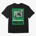 Pele Says Everything is Pratice Graphic Oversized T-Shirt Follow the Road to Global Football Passion for FIFA World Cup 2026 Group Stage, Centered on Cristiano Ronaldo, Haaland and CR7, Portugal, Game Day Rituals, Football Legends, Country Pride
