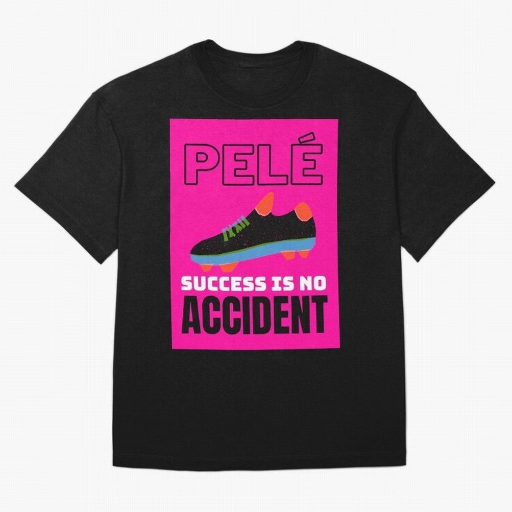 Pele Quote Success Is No Accident Graphic Classic T-Shirt Celebrate Rivalries and Pride in the FIFA World Cup 2026 Journey through Messi Highlights, Brazil Pride, Tournament Hype, Historic Matchups, Family Viewing Parties and Global Sports Pride;