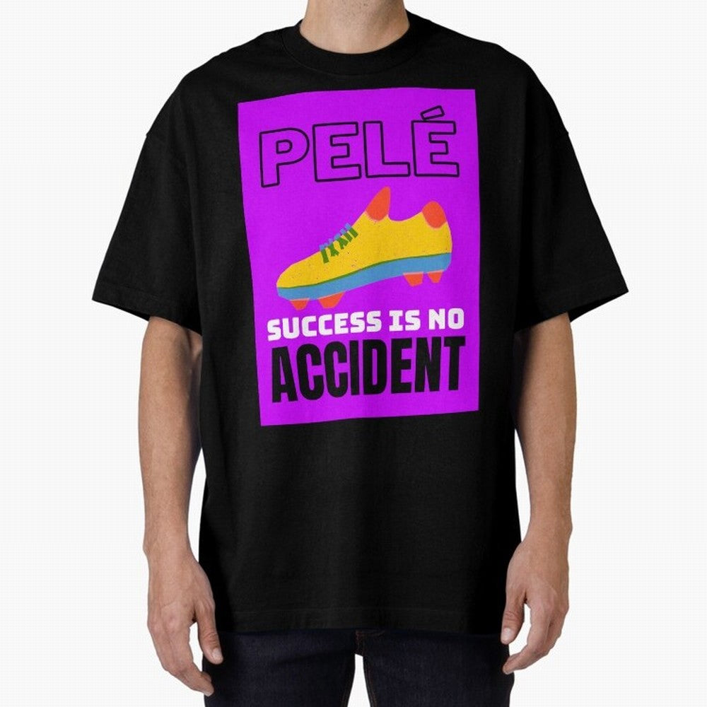 Pele Quote Success Is No Accident Graphic Classic T-Shirt Bring World Football Passion into Match Day Hype around FIFA World Cup 2026 Group Stage, Haaland and Mbappe, Argentina, Champion Mindset, Group Stage Buzz, Knockout Tension and Passionate