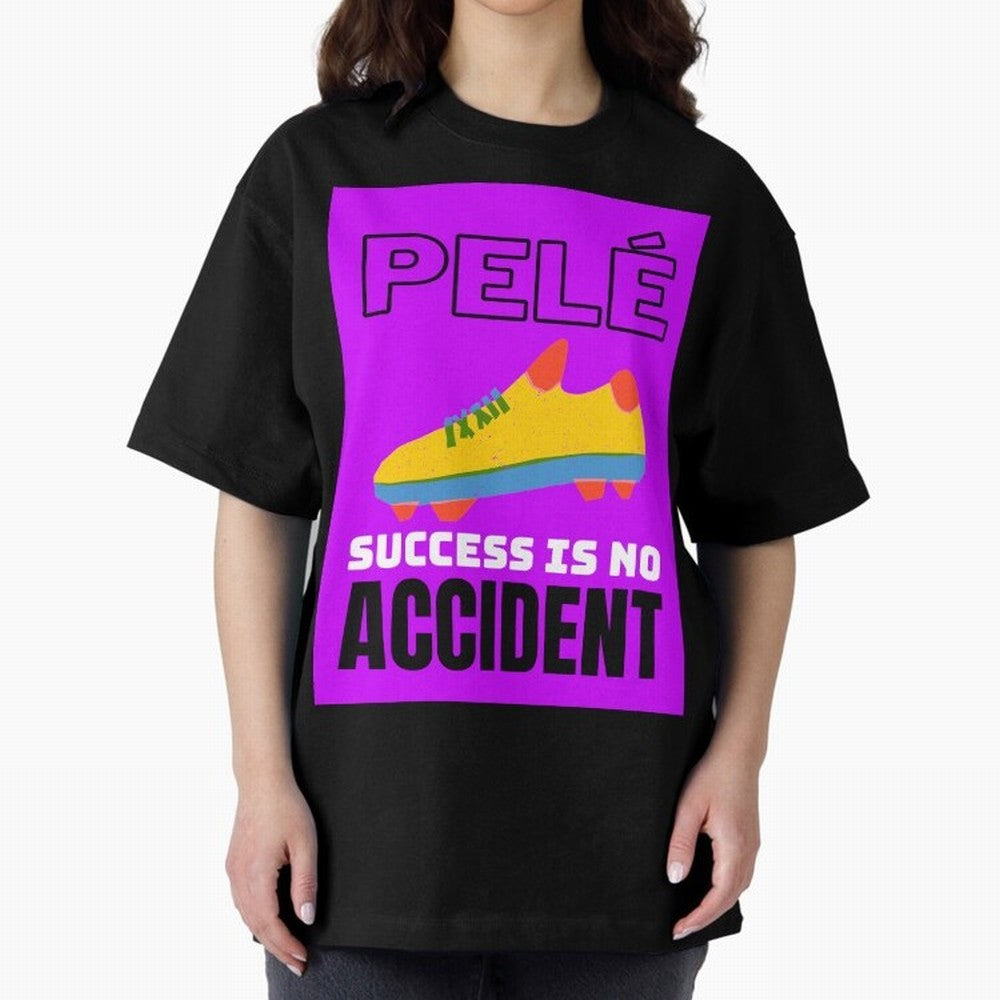 Pele Quote Success Is No Accident Graphic Classic T-Shirt Bring World Football Passion into Match Day Hype around FIFA World Cup 2026 Group Stage, Haaland and Mbappe, Argentina, Champion Mindset, Group Stage Buzz, Knockout Tension and Passionate