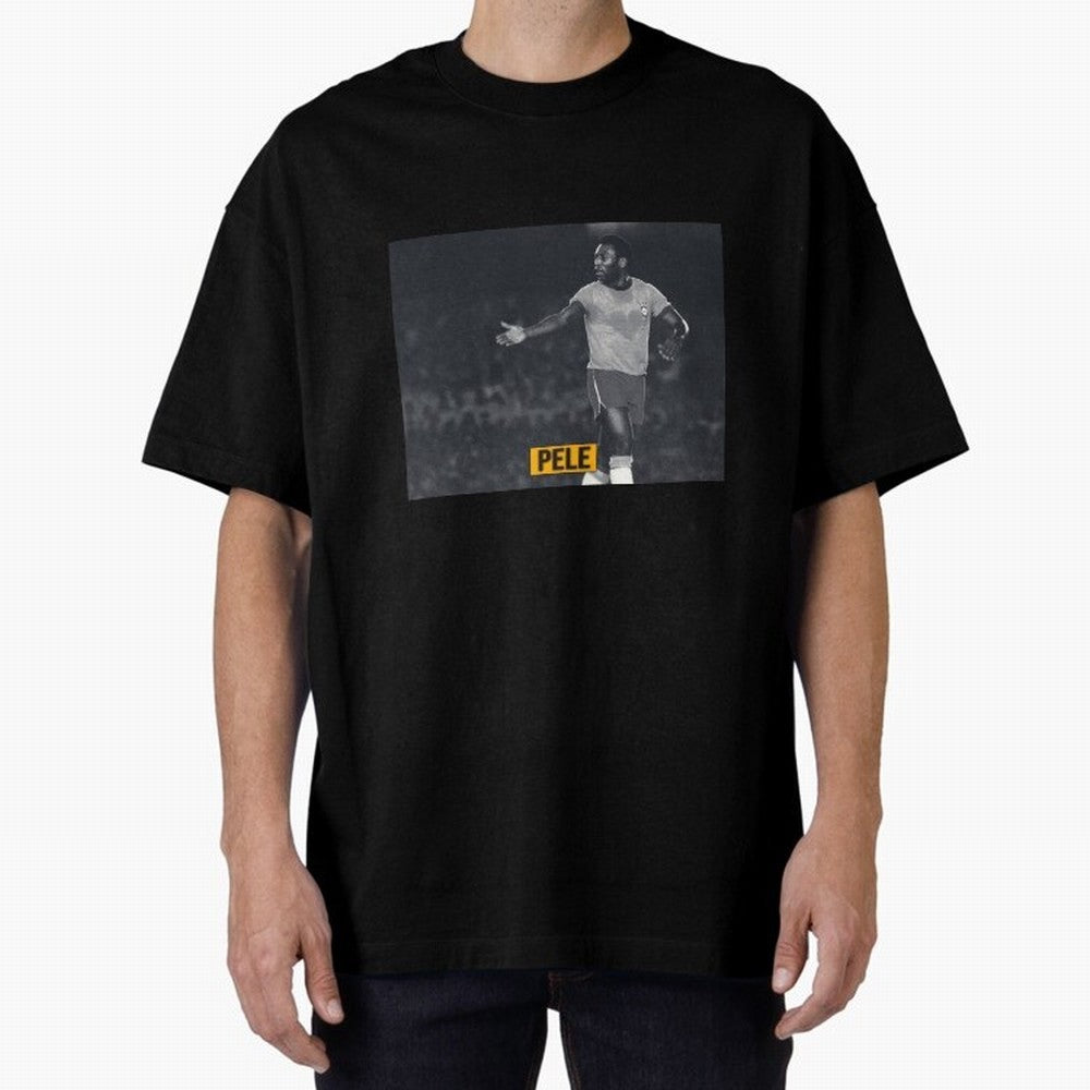 Pele Brazil Player Classic T-Shirt Experience Global Football Passion for FIFA World Cup 2026, Centered on Neymar, Haaland and Cristiano Ronaldo, Brazil, Portugal and Argentina, Sports Nostalgia, International Competition, Famous Players and