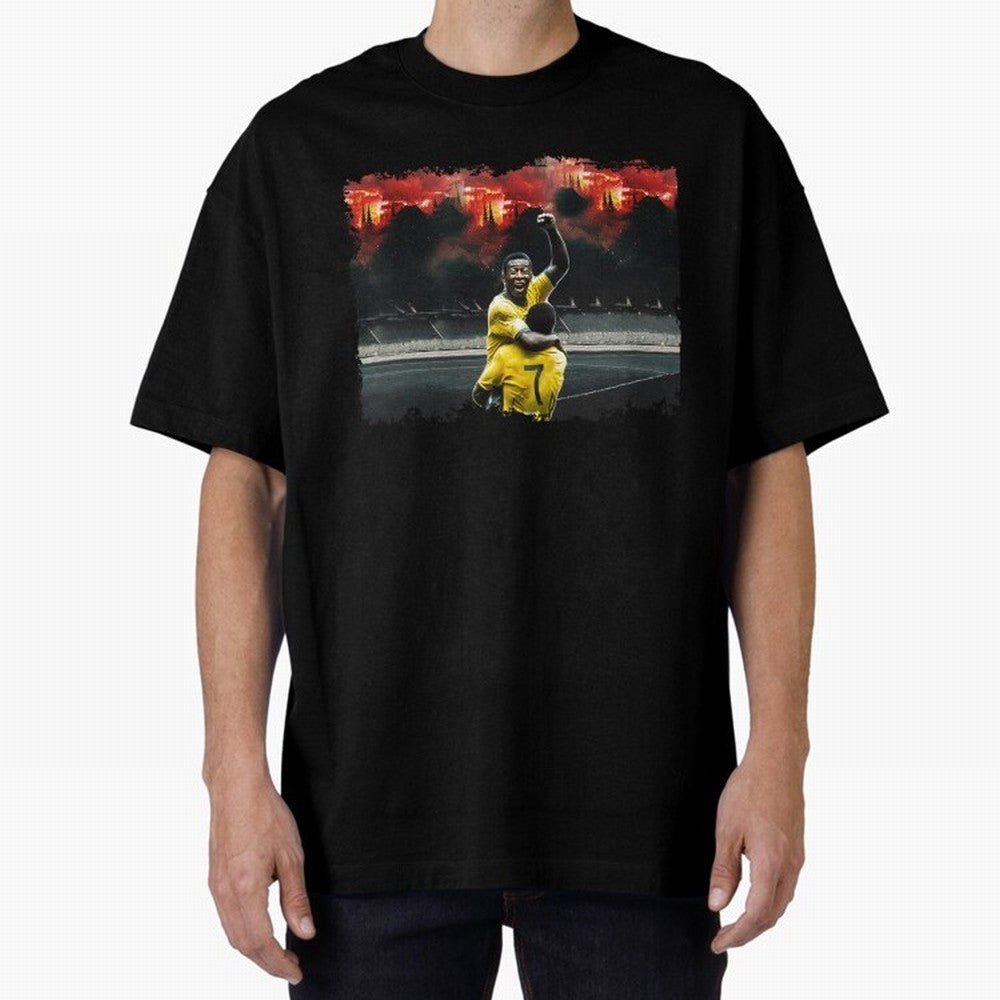Pele 8K Classic T-Shirt Support Iconic Players in Global Football Passion for FIFA World Cup 2026 USA Canada Mexico, with CR7, Brazil, Portugal and Argentina, Stadium Chants, National Pride, Trophy Dreams and Unforgettable Football Memories;