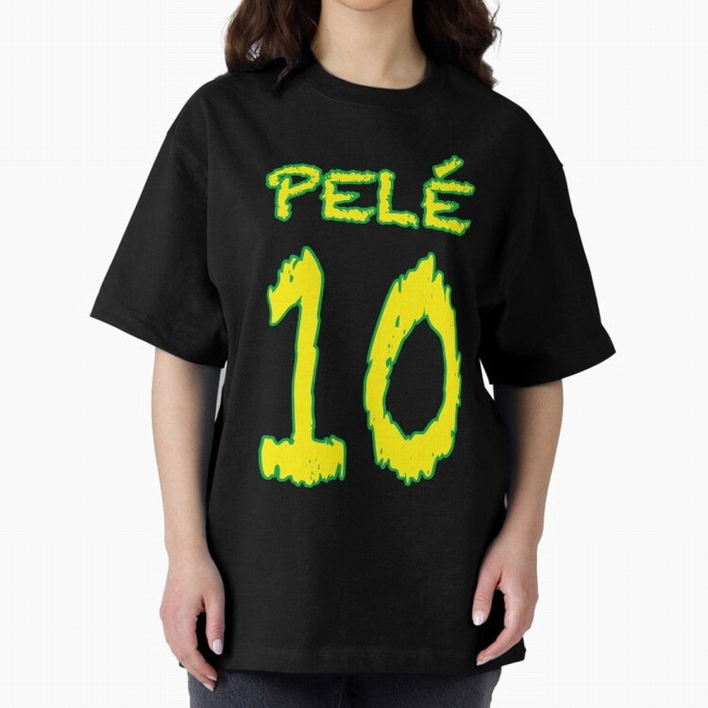 Pel¨¦ 10 Oversized T-Shirt Bring Supporter Culture to Global Football Passion for FIFA World Cup 2026, Celebrating Messi, Neymar and Mbappe, Portugal, Spain and Germany, Football Passion, Legendary Performances, Festival Vibes and Supporter