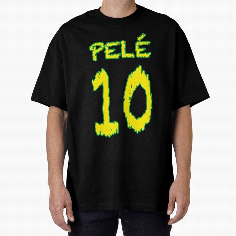 Pel¨¦ 10 Oversized T-Shirt Bring Supporter Culture to Global Football Passion for FIFA World Cup 2026, Celebrating Messi, Neymar and Mbappe, Portugal, Spain and Germany, Football Passion, Legendary Performances, Festival Vibes and Supporter