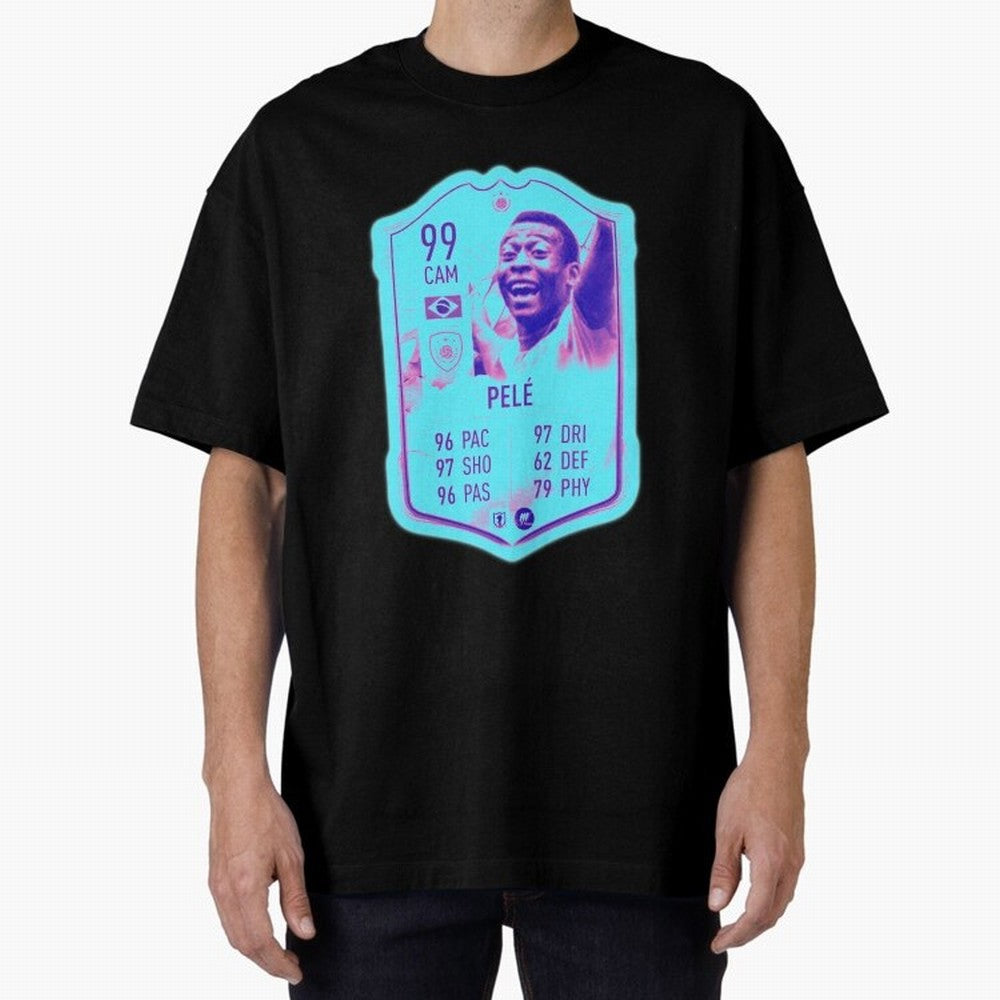 Pele Oversized T-Shirt Celebrate FIFA World Cup 2026 Group Stage Made for CR7 and Messi, Brazil, Portugal and Argentina Energy, Goal Celebration Energy, Supporter Heritage, Football Icons and Worldwide Tournament Joy; Ideal for Fans Who Follow