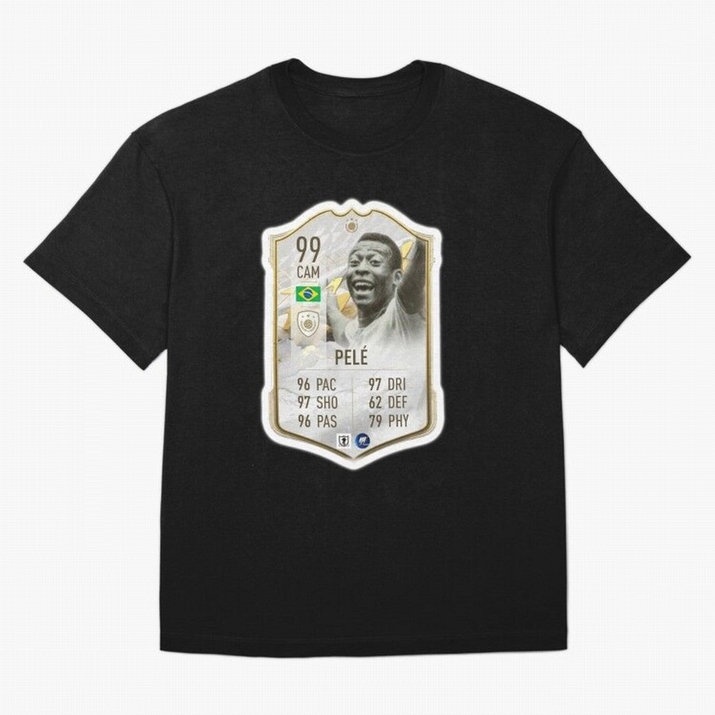 Pele Active T-Shirt Upgrade FIFA World Cup 2026 Capturing Neymar, France and Portugal Energy, Retro Football Energy, Iconic Rivalries, Trophy Chase Drama and Stadium Atmosphere; Ideal for Fans Who Follow Messi, Cristiano Ronaldo, CR7, Mbappe,