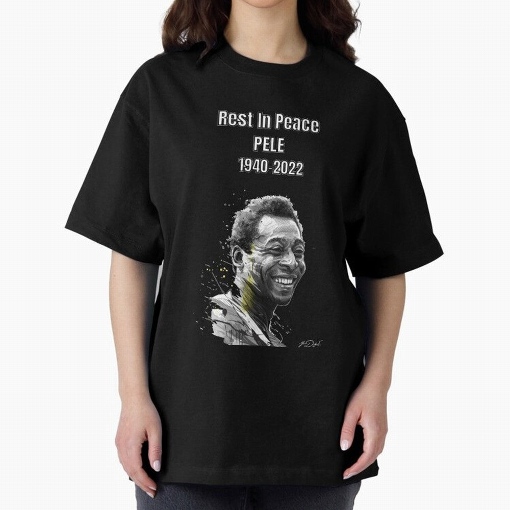 Rest In Peace Pele Essential T-Shirt Celebrate Golden Goal Energy in FIFA World Cup 2026 USA Canada Mexico for Fans of Haaland and Mbappe and Brazil, Portugal and Argentina, Bringing Sports Nostalgia, International Competition, Famous Players and