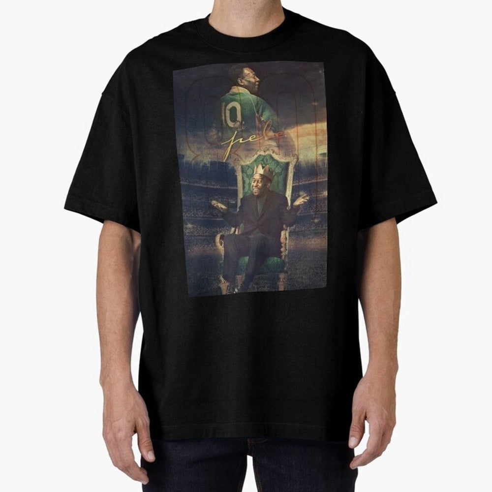 Pel¨¦ Pel¨¦ Pel¨¦ Pele Pele Pele Brazil Brazil Oversized T-Shirt Carry National Pride through FIFA World Cup 2026 Group Stage Spirit, with Germany, CR7, Match Day Excitement, Supporter Culture, Golden Goals and Global Football Passion; Perfect for