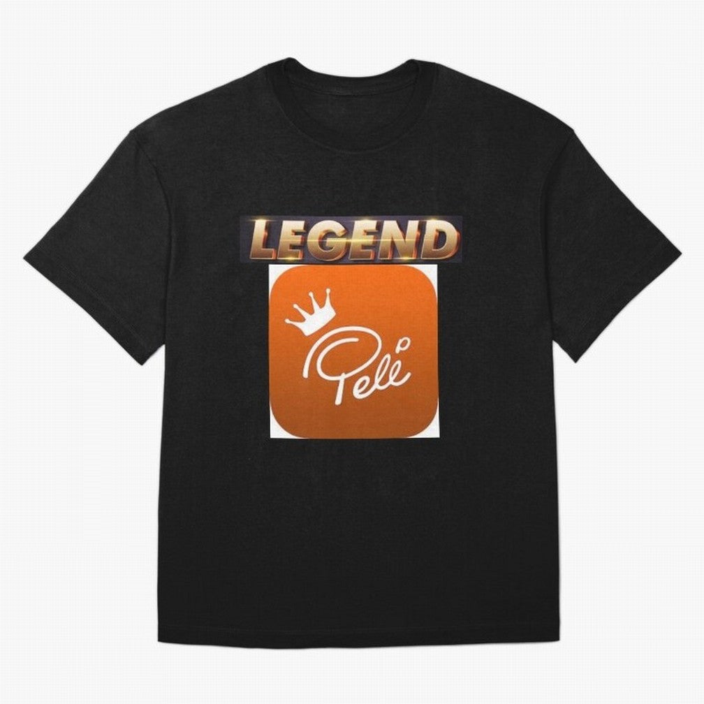 Signed Pele Shirt Oversized T-Shirt Celebrate Unforgettable Nights in FIFA World Cup 2026 Spirit, Celebrating England, Haaland, Game Day Rituals, Football Legends, Country Pride and the Road to the Final; Great for Watch Parties, Sports Bars,