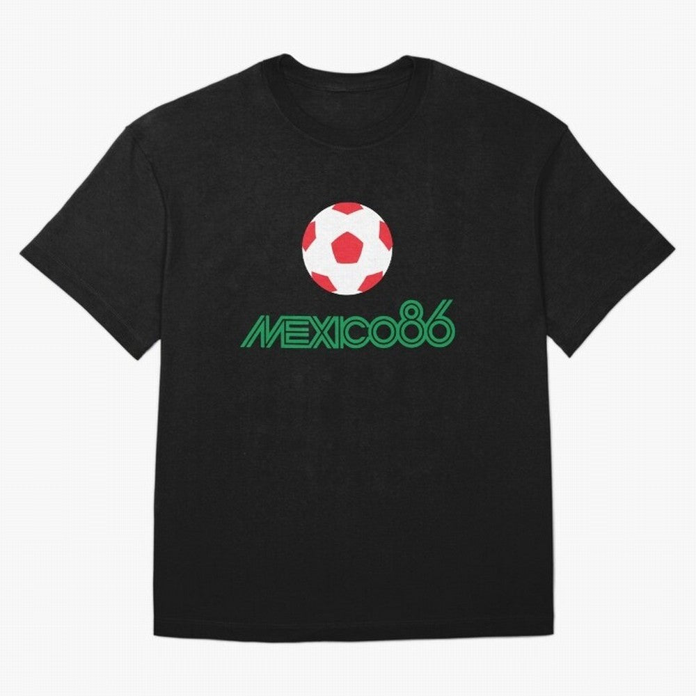 Mexico 86 World Cup Print8 Classic T-Shirt Keep Football History Alive during FIFA World Cup 2026 Group Stage Spirit, Filled with Brazil, Messi, Neymar and Mbappe, Vintage Soccer Flavor, Modern Football Stars, National Flags and Final Night