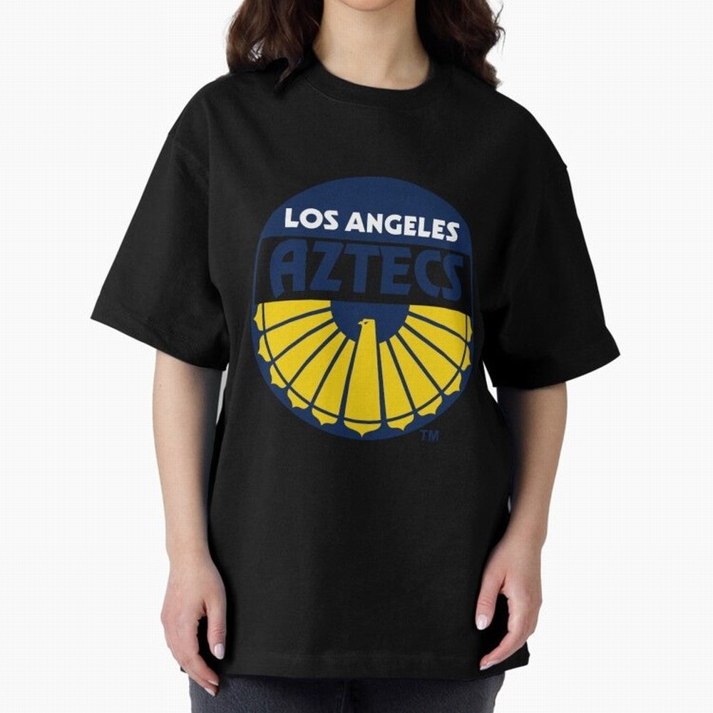 LA AZTECS200 Oversized T-Shirt Bring Bold Fan Energy to Global Football Passion for FIFA World Cup 2026 Group Stage, Highlighting Haaland and Mbappe, Spain and Netherlands, Football Passion, Legendary Performances, Festival Vibes and Supporter