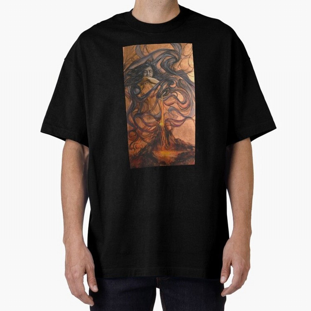 Pele Hawaiian Fire and Volcano Goddess painting Essential T-Shirt Live for the Drama of Match Day Hype around FIFA World Cup 2026 Group Stage, Mbappe, England, France and Netherlands, Classic Soccer Heritage, Championship Pressure, Fan Loyalty and