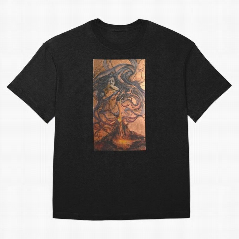 Pele Hawaiian Fire and Volcano Goddess painting Essential T-Shirt Live for the Drama of Match Day Hype around FIFA World Cup 2026 Group Stage, Mbappe, England, France and Netherlands, Classic Soccer Heritage, Championship Pressure, Fan Loyalty and