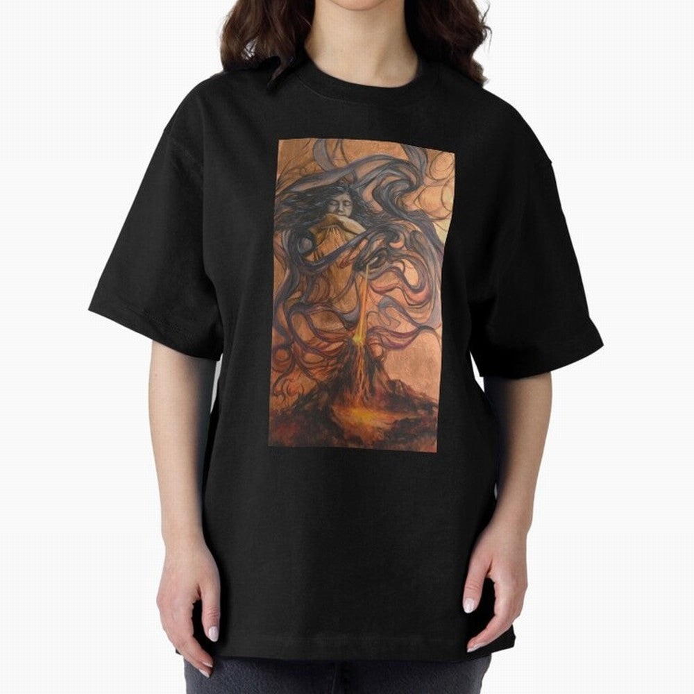 Pele Hawaiian Fire and Volcano Goddess painting Essential T-Shirt Live for the Drama of Match Day Hype around FIFA World Cup 2026 Group Stage, Mbappe, England, France and Netherlands, Classic Soccer Heritage, Championship Pressure, Fan Loyalty and
