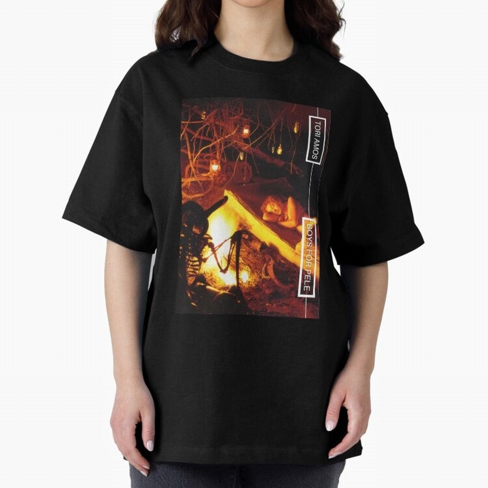 Tori Amos Boys For Pele Promo Alt Cover Album Art Fireside202 Oversized T-Shirt Make Game Day About Match Day Hype around FIFA World Cup 2026, Messi, France and Portugal, Football Festival Excitement, Trophy Ambitions, Country Rivalries and Star