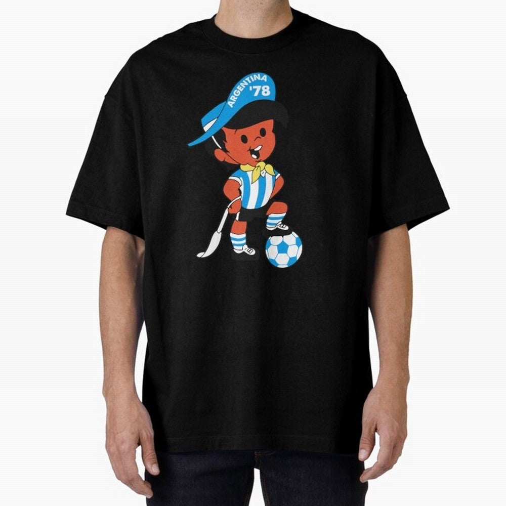 Argentina 78 Mascot Print1 Essential T-Shirt Elevate FIFA World Cup 2026 for Fans of Haaland and Portugal, Bringing Retro Football Energy, Iconic Rivalries, Trophy Chase Drama and Stadium Atmosphere; Built for Supporters Chasing Trophy Dreams,