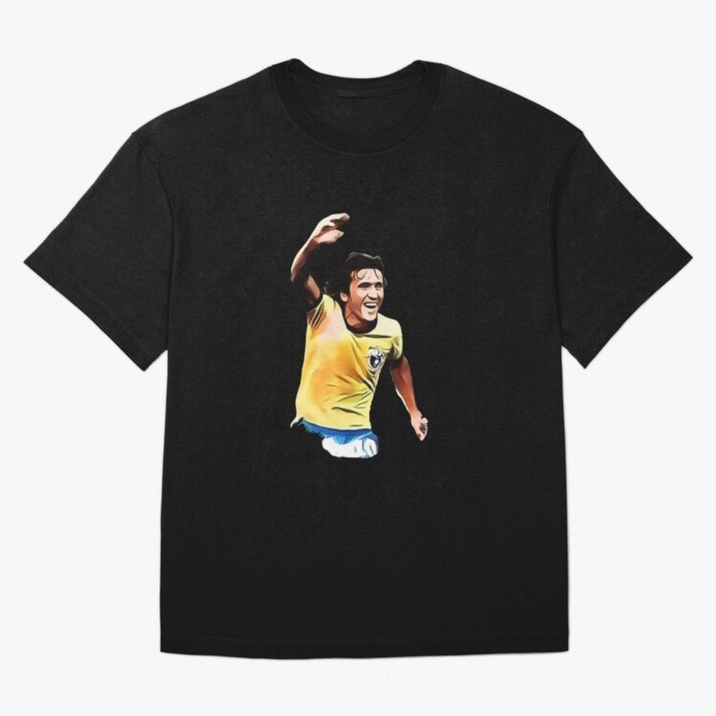 Legends of The Beautiful Game Cartoon Collection Legends Arthur Zico 2 Cartoon Artwork134 Oversized T-Shirt Bring a Champion Mindset to the FIFA World Cup 2026 Journey through Neymar Highlights, Brazil, Portugal and Argentina Pride, Stadium